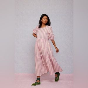 SZ Blockprints Gaia Dress in violet- brand new! sold out everywhere